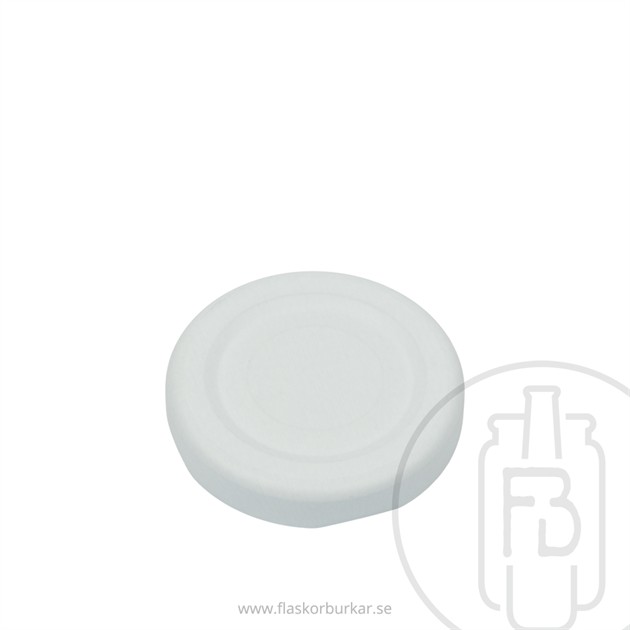 Twist off lid, 43mm, White matte
